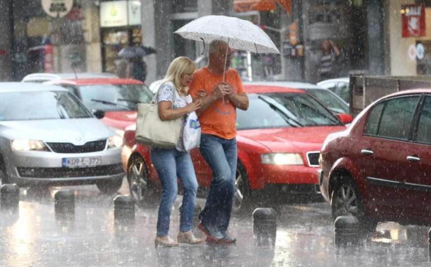 Meteorolozi upozoravaju: Obilne kišne padavine, jaki udari vjetra, bujica, grad